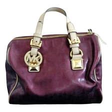 Grayson barrel patent leather bowling bag Michael Kors Purple in 